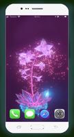 Glowing Flower Wallpaper capture d'écran 3