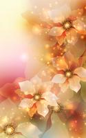 Glowing Flowers Live Wallpaper 스크린샷 1