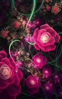 Glowing Flowers Live Wallpaper 스크린샷 3