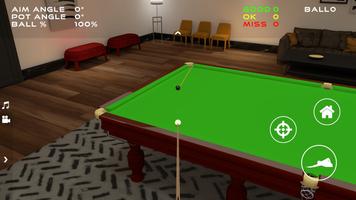 3D Snooker Potting capture d'écran 1