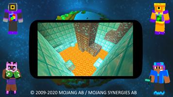 Diamond Map:Dungeon Craft MCPE Affiche