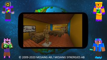 Secret Maps Hey Neighbor MCPE ảnh chụp màn hình 2