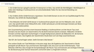 1a: GmbH-Domains capture d'écran 1