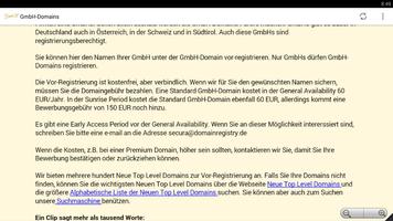 1a: GmbH-Domains स्क्रीनशॉट 2