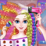 hair salon hairstyle games أيقونة