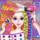 hair salon hairstyle games icône