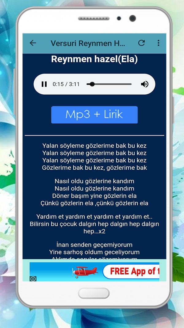 Reynmen Ela Gozlerime Bak Sarki Sozleri Nedir Reynmen Kimdir Nereli Ve Kac Yasinda