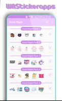 WAStickerApps: Good Night Stickers poster