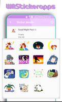 WAStickerApps: Good Night Stickers screenshot 2
