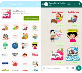 晚安貼紙-WAStickerApps APK 下載