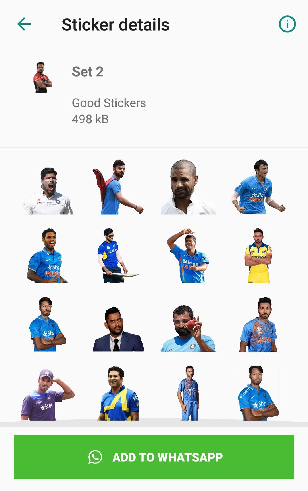 Indian Cricket Stickers For Android Apk Download