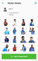 Indian Cricket Stickers capture d'écran 1