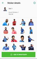 Indian Cricket Stickers capture d'écran 2