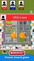 Building Monopoly. Business board game free الملصق