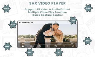 Sax Video Player Affiche