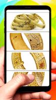 Gold Bangle Designs Plakat