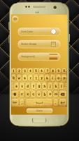 Altın Emoji Klavye Teması Ekran Görüntüsü 2