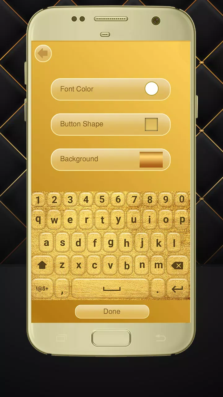 Descarga de APK de Teclado dorado : Teclado emoji de oro para Android