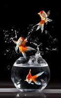 Gold Fish Live Wallpaper 포스터