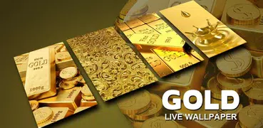 Gold Live Wallpaper