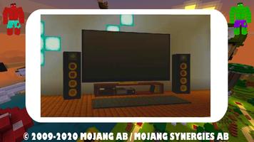 Furniture Decoration Mods mcpe Poster