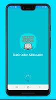 Dativ oder Akkusativ पोस्टर