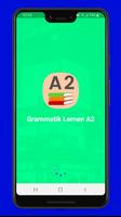 Deutsche Grammatik lernen A2 पोस्टर