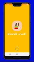 Deutsche Grammatik lernen B1 plakat