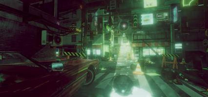 VR Cyberpunk City poster