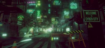 VR Cyberpunk City captura de pantalla 2