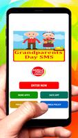 Grandparents Day SMS Message Affiche