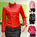 Women leather jacket suit edit APK