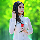 Blur photo color splash effect icon