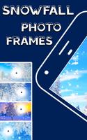 Snowfall photo editor: frames Affiche