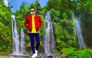 Waterfall photo editor frames penulis hantaran