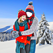 Couple suit photo editor icon