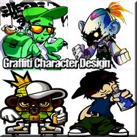Graffiti Charakter Design Plakat