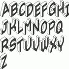 Graffiti Alphabet 3D ícone