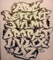 Graffiti Alphabet 3D capture d'écran 3