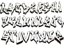 Graffiti Alphabet 3D imagem de tela 2
