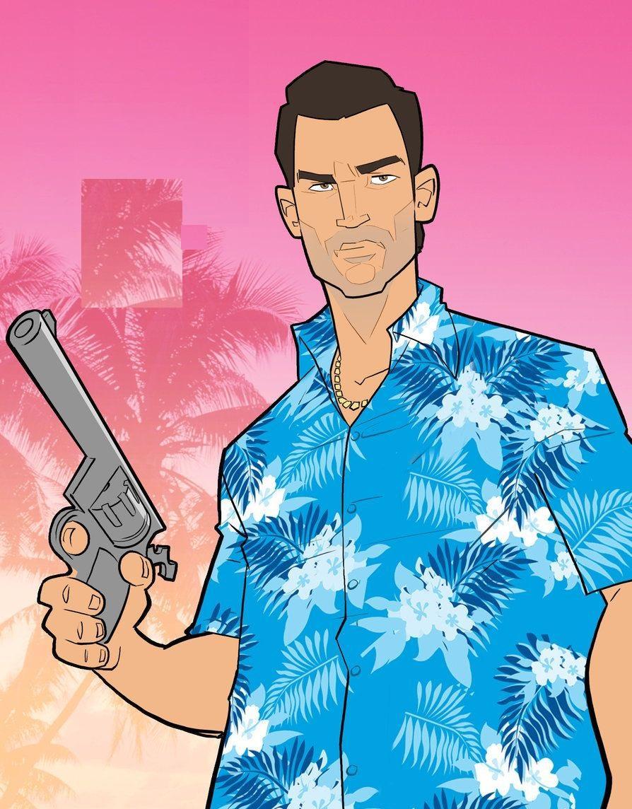 Cheats for GTA Vice City poster.
