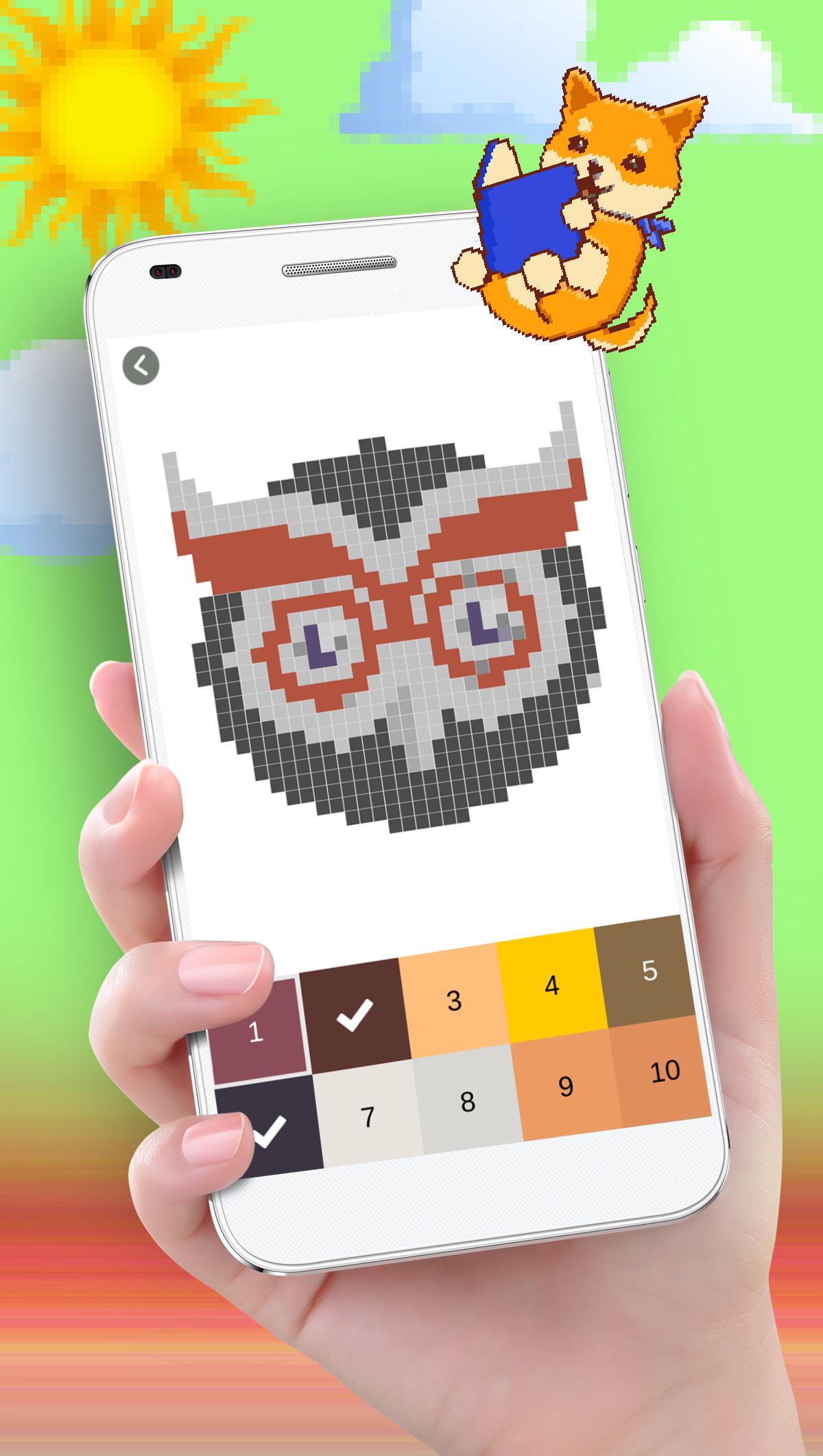 Unicorn Warna  Dengan Nomor  Buku Cat  for Android APK 