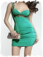 Green Party Dress For Woman ảnh chụp màn hình 1