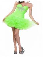 Green Party Dress For Woman syot layar 3