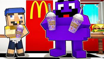 Grimace Shake Minecraft Mod capture d'écran 1