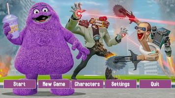 Grimace Shake vs Skibidi poster