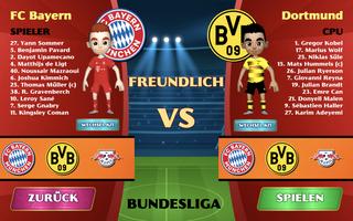 Bundesliga Spiel Plakat