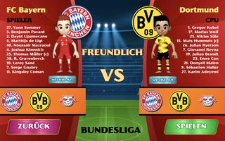 Bundesliga Spiel plakat