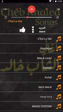 Screenshot 3 for اغاني الشاب خالد | بدون نت