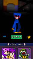 Huggy Wuggy FNF Test Character Cartaz